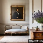 Home 8 인테리어 디자인의 윤리와 책임 - **"Vintage French Salon with Artisan Restoration"**
A warm and inviting French living room, remi...