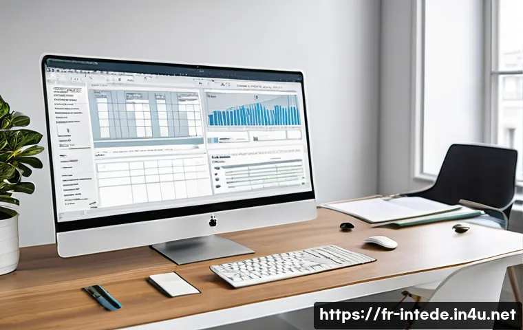인테리어 디자인 견적서 작성 요령 - A modern, professional office workspace showing a detailed, organized quotation document on a sleek ...